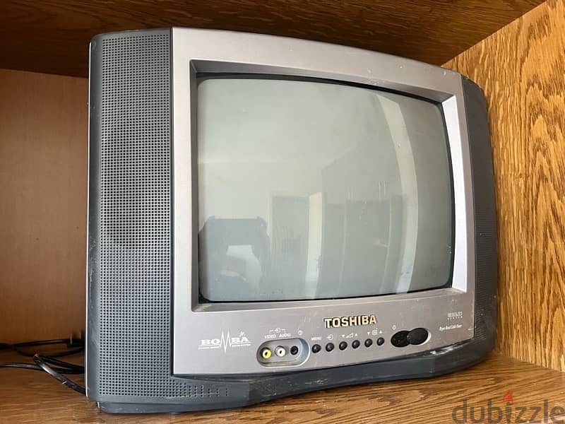 Vintage Toshiba TV 30x20cm 0