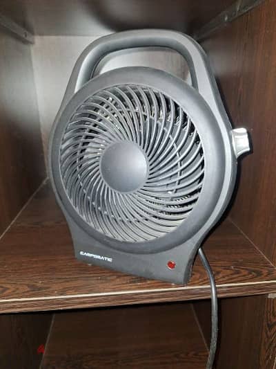 small portable handheld fan heater