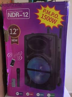 karaoke speaker new + Panasonic stereo cd player