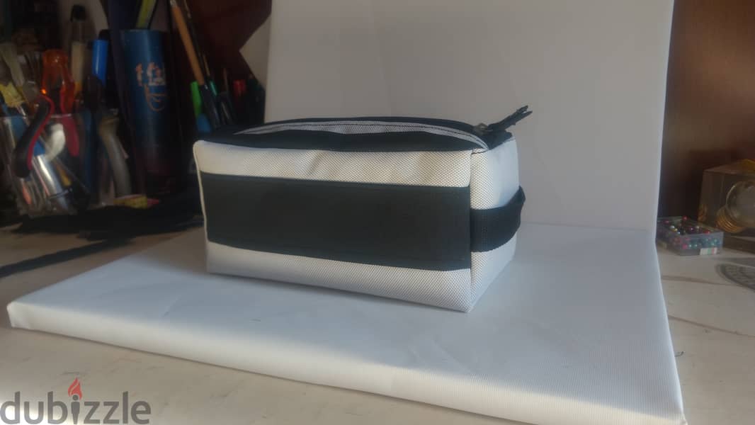 Gray and Black Hand Bag. 2