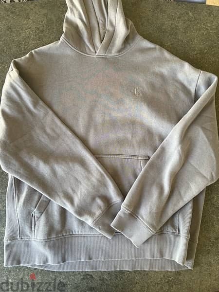 Calvin Klein grey hoodie 2