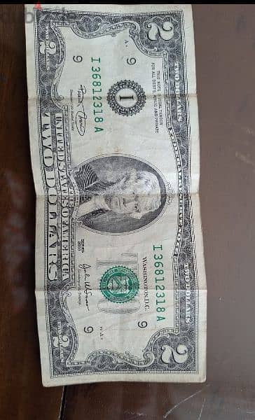 2$ bill 0