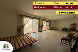 Ballouneh 360m2 | Townhouse | Private Street |Unique Concept | WA |