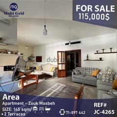 JC-4265, Apartment for Sale in Zouk Mosbeh, شقة للبيع في ذوق مصبح