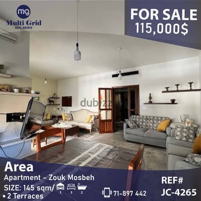 JC-4265 / Apartment for Sale in Zouk Mosbeh, شقة للبيع في ذوق مصبح