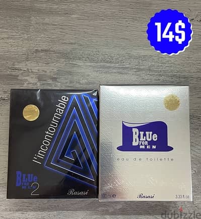 Rasasi Blue For Men & Blue For Men 2 (l’incontournable) رصاصي بلو فور