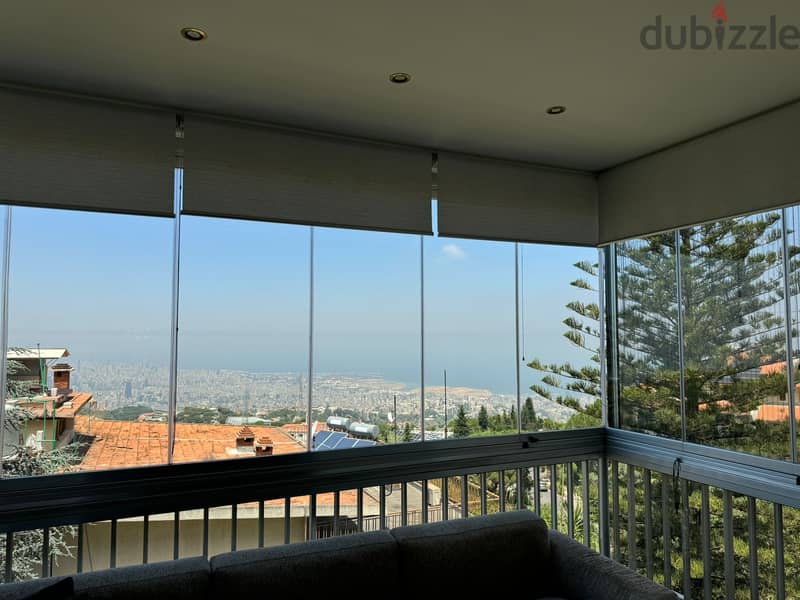 L15801-Semi-Furnished And Decorated Apartment For Sale in Ain Saadeh 15