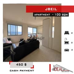 Furnished apartment for rent in Jbeil 100 SQM REF#JH17352