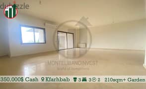 Apartment for Sale in Kfarhbab with Garden!