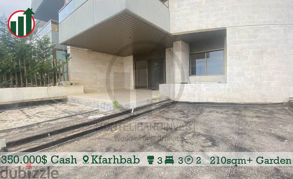 Apartment for Sale in Kfarhbab with Garden! 1