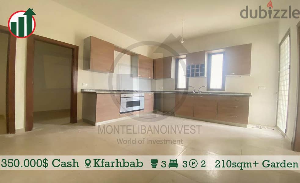 Apartment for Sale in Kfarhbab with Garden! 4