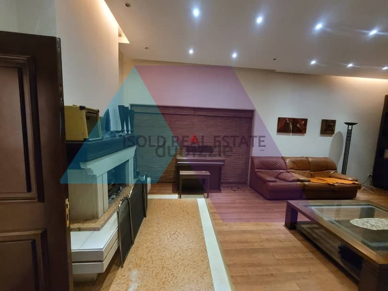 Decorated& Furnished 850 m2 villa+garden&terrace for sale in Hazmieh 8