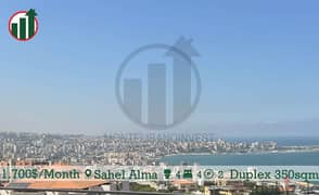 Duplex with Sea View for Rent in Sahel Alma !!