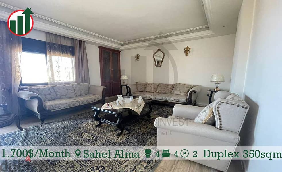 Duplex with Sea View for Rent in Sahel Alma !! 2