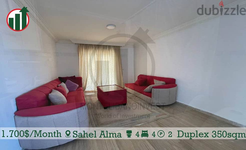 Duplex with Sea View for Rent in Sahel Alma !! 4