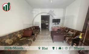 Furnished Studio for Rent in Blat !! 0