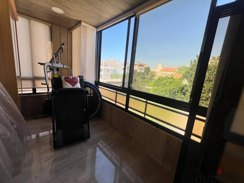 Roumieh spacious duplex for rent with 30m terrace, nice view Ref#6288 12