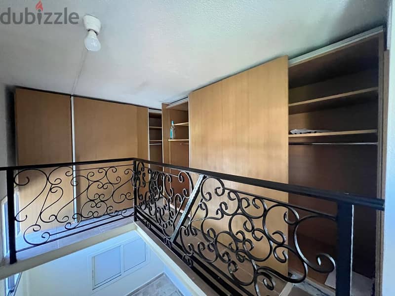 Roumieh spacious duplex for rent with 30m terrace, nice view Ref#6288 13