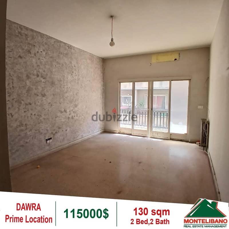 115000$!! Prme Location Apartment for sale in Dawra 0