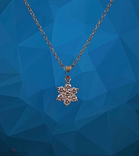 necklace flower diamond 0