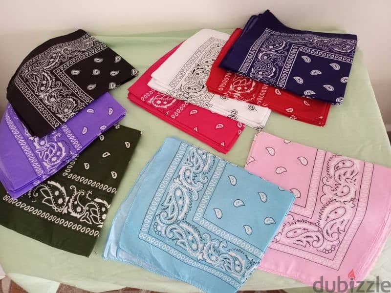 Foulard فولارد عدة ألوان للبحر او الجبل 10