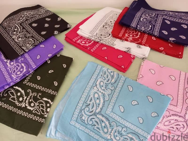 Foulard فولارد عدة ألوان للبحر او الجبل 12