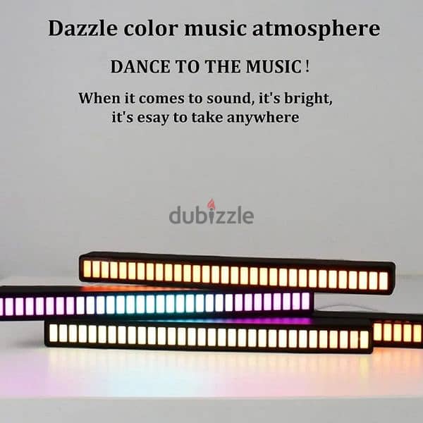 RGB LED Music Levels Equalizer Strip Lights 2