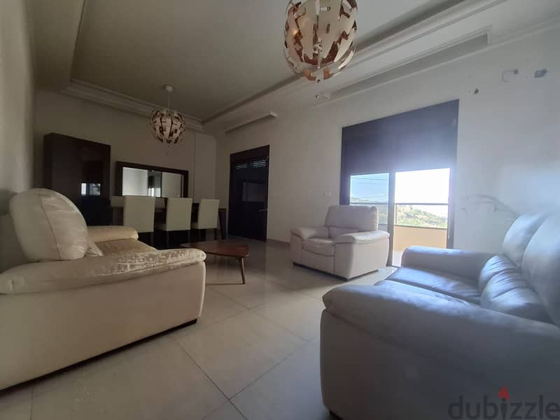 Bsaba | Furnished/Equipped 110m² + 50m² Terrace | 2 Bedrooms 3