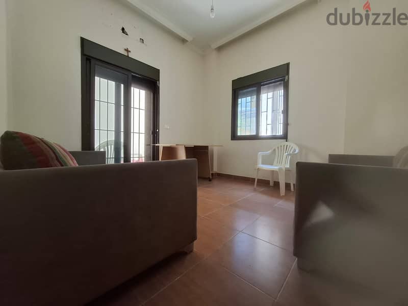 Bsaba | Furnished/Equipped 110m² + 50m² Terrace | 2 Bedrooms 5