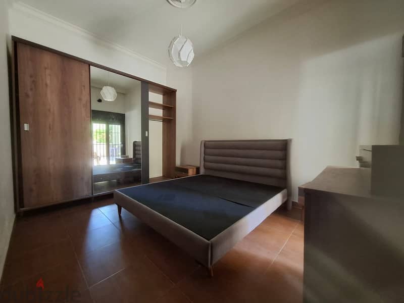 Bsaba | Furnished/Equipped 110m² + 50m² Terrace | 2 Bedrooms 6