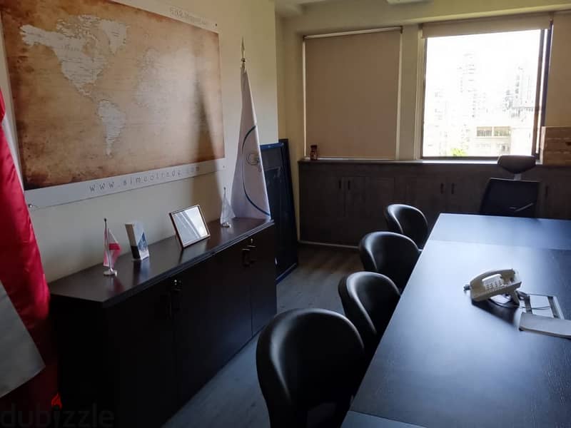 150 Sqm | Office For Rent In Hamra - Bliss | Beirut & Sea View 0