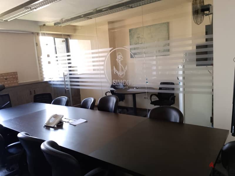 150 Sqm | Office For Rent In Hamra - Bliss | Beirut & Sea View 3