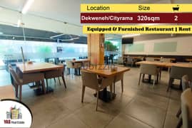 Dekweneh Cityrama 320m2 | Equipped Restaurant | Rent | Catch | AA |