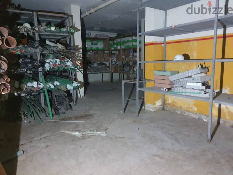 furnished warehouse for rent in Basta, was el nabeh side 6