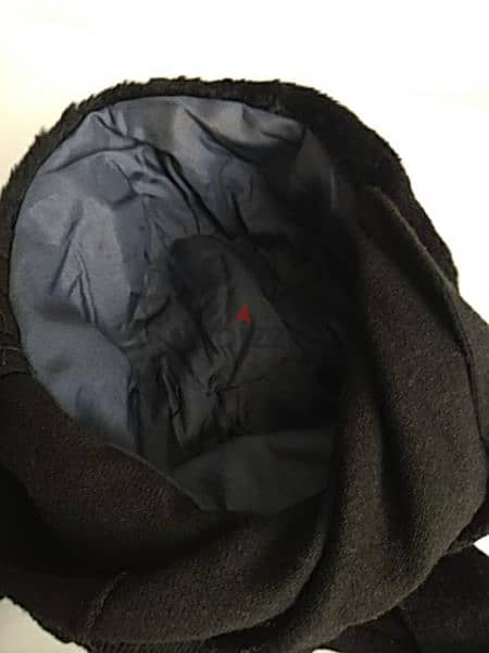 Black fur hat with stiff side tabs - Not Negotiable 3