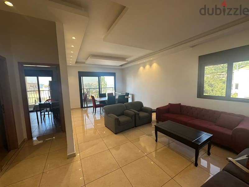 Fully Furnished | 155 Sqm + 100 Sqm Garden | Ouyoun 3