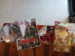 Call of Duty and Black Hawk PS2 CD games