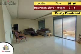 Dekweneh/Slave 170m2 | Partly Furnished | High End | AA | 0