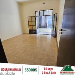 55000$!! Apartment for sale located in Bourj Hammoud