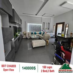 140000$!! Apartment for sale located in Beit Chabeb