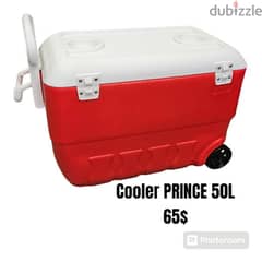 ice box cooler for camping with wheels PRINCEWARE 0