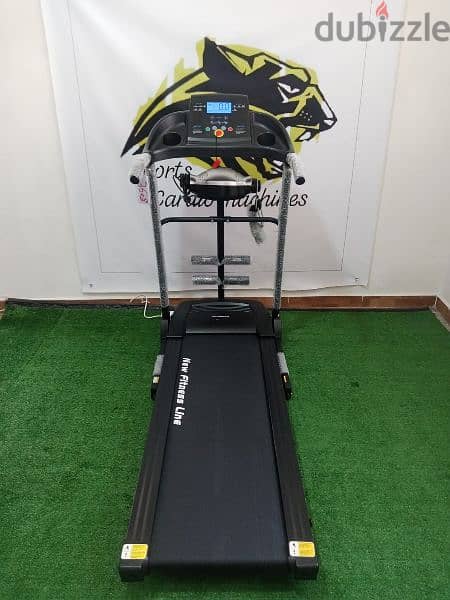 New fitness line treadmill 2hp, vibration massage 1