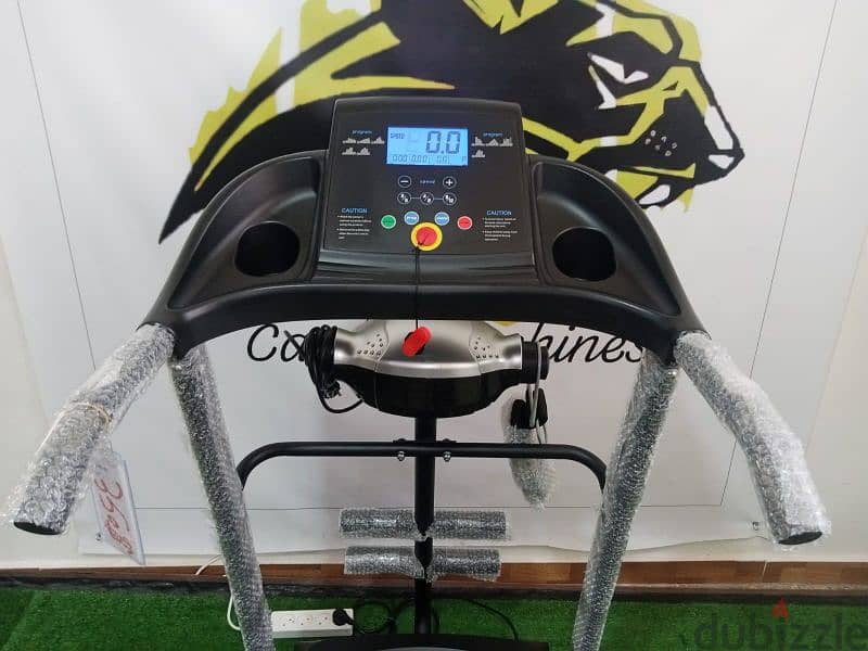 New fitness line treadmill 2hp, vibration massage 4