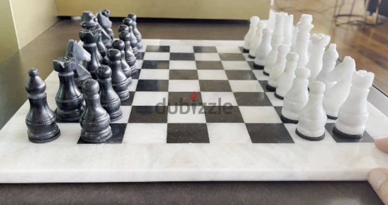 Natural Onyx Chess HandMade 40×40cm christmas gift 1