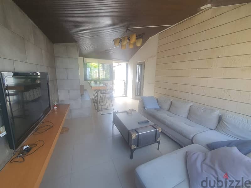 Ballouneh 200m2 | 100m2 Terrace | Furnished | Private Street | WA 4