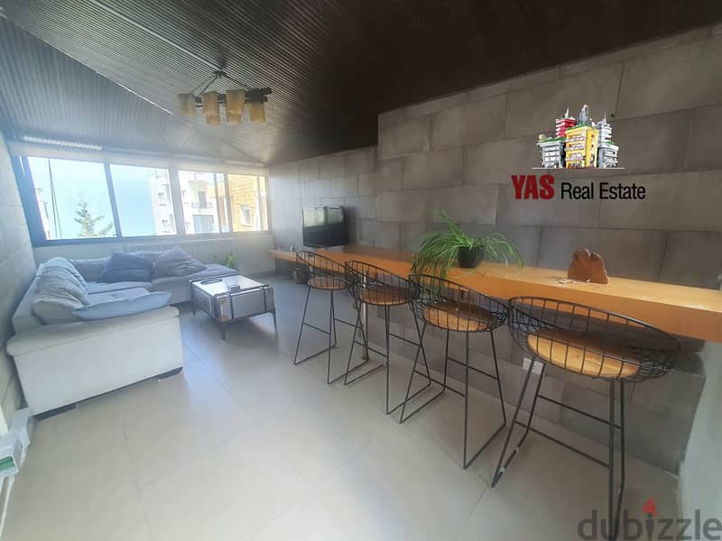 Ballouneh 200m2 | 100m2 Terrace | Furnished | Private Street | WA 8