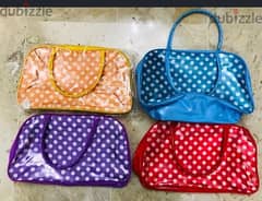 Four colourfull handbags. Selling all together 0