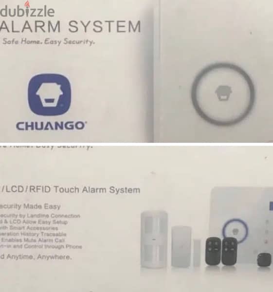 Brand New Chuango home security alarm system PSTN/LCD/RFID 0