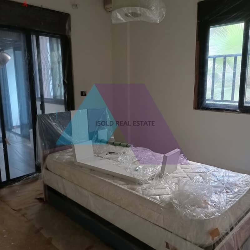 Lux, 2 parking lots, Semi furnished 145m2 apartment for sale in Rabweh 4