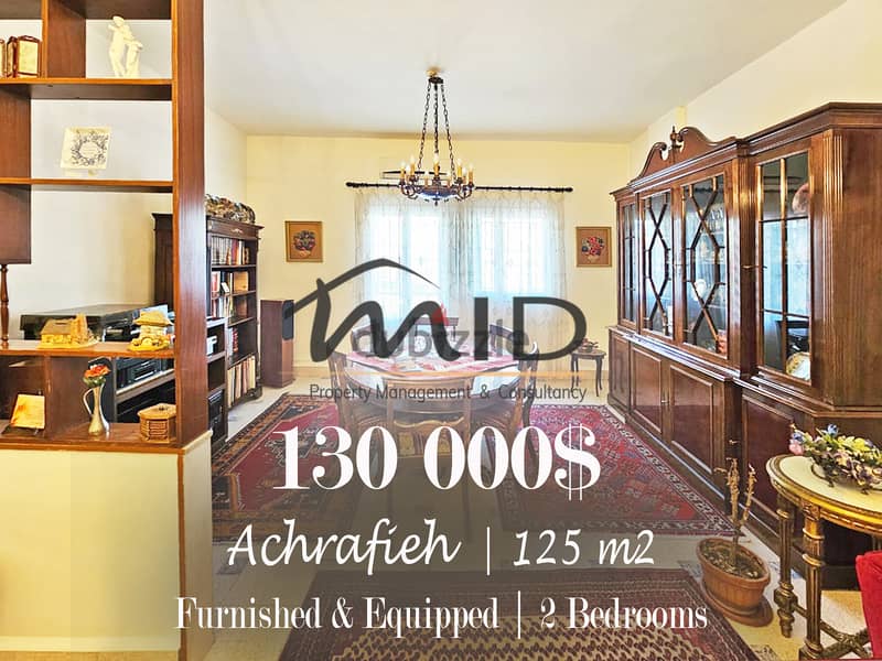 Ashrafieh | Charming 2 Bedrooms Apart | 2 Balconies | City Investment 1